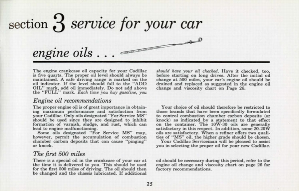 1960 Cadillac Owners Manual Page 9